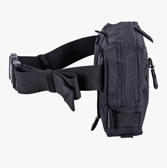 NEW MOUNTAIN SMITH FORGED FOR LIFE SIDEKICK BELT BAG FANNY PACK BLACK SMALL - Picture 12 of 16